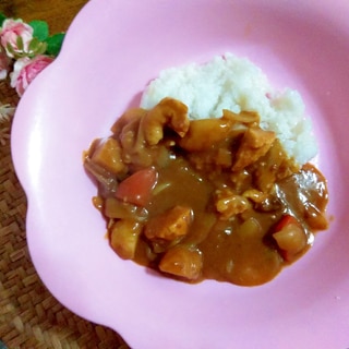 素朴♪ヘルシーチキンカレー